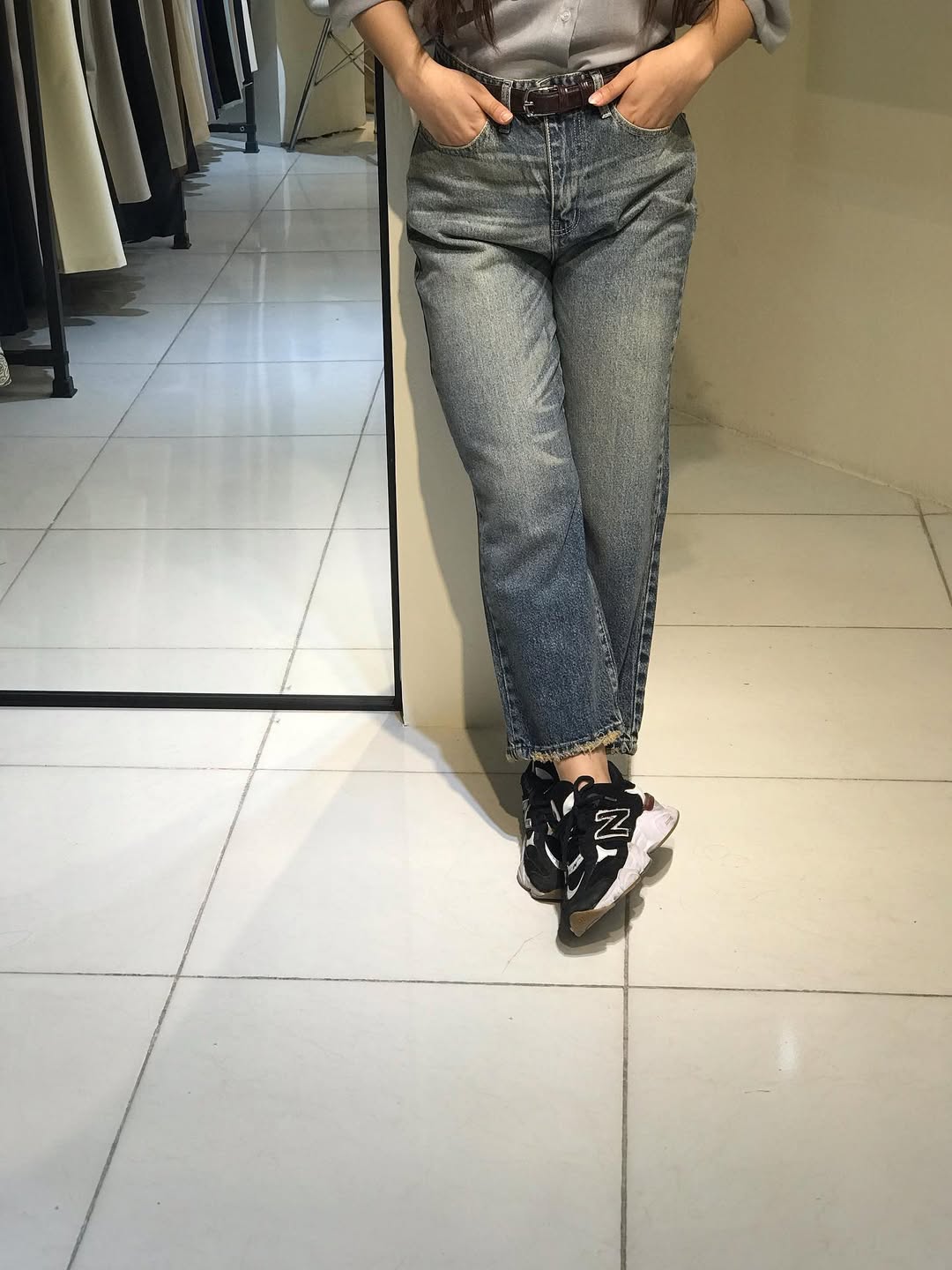 شلوارجین زنانه مدل واید