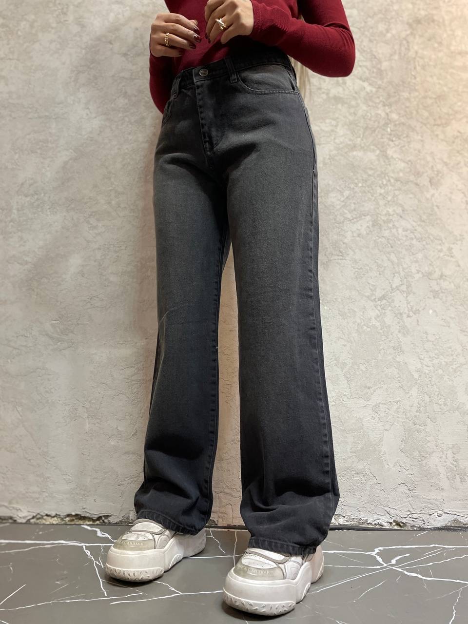 شلوارجین زنانه مدل نیم بگ