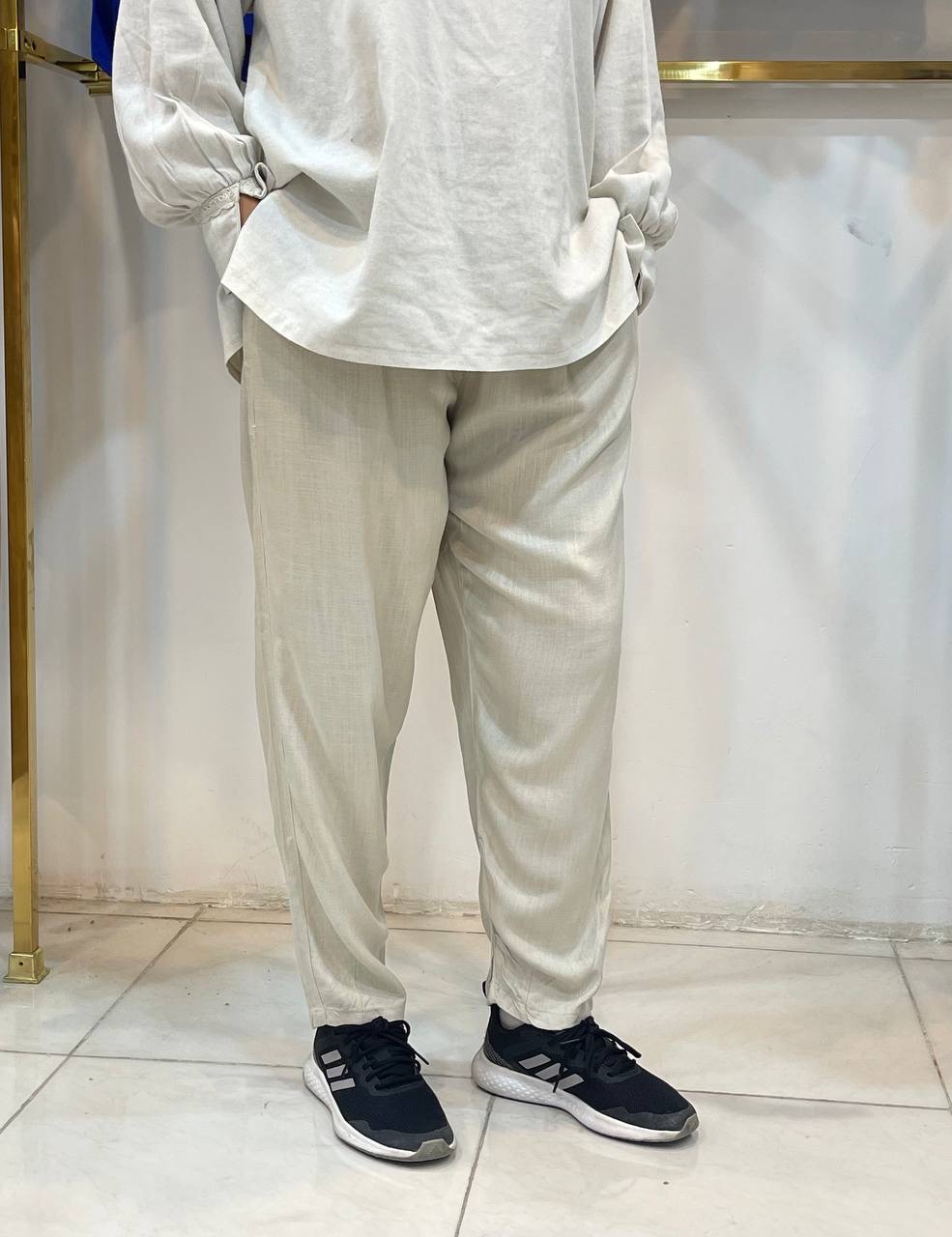 شلوارلینن وارداتی زنانه مدل مام