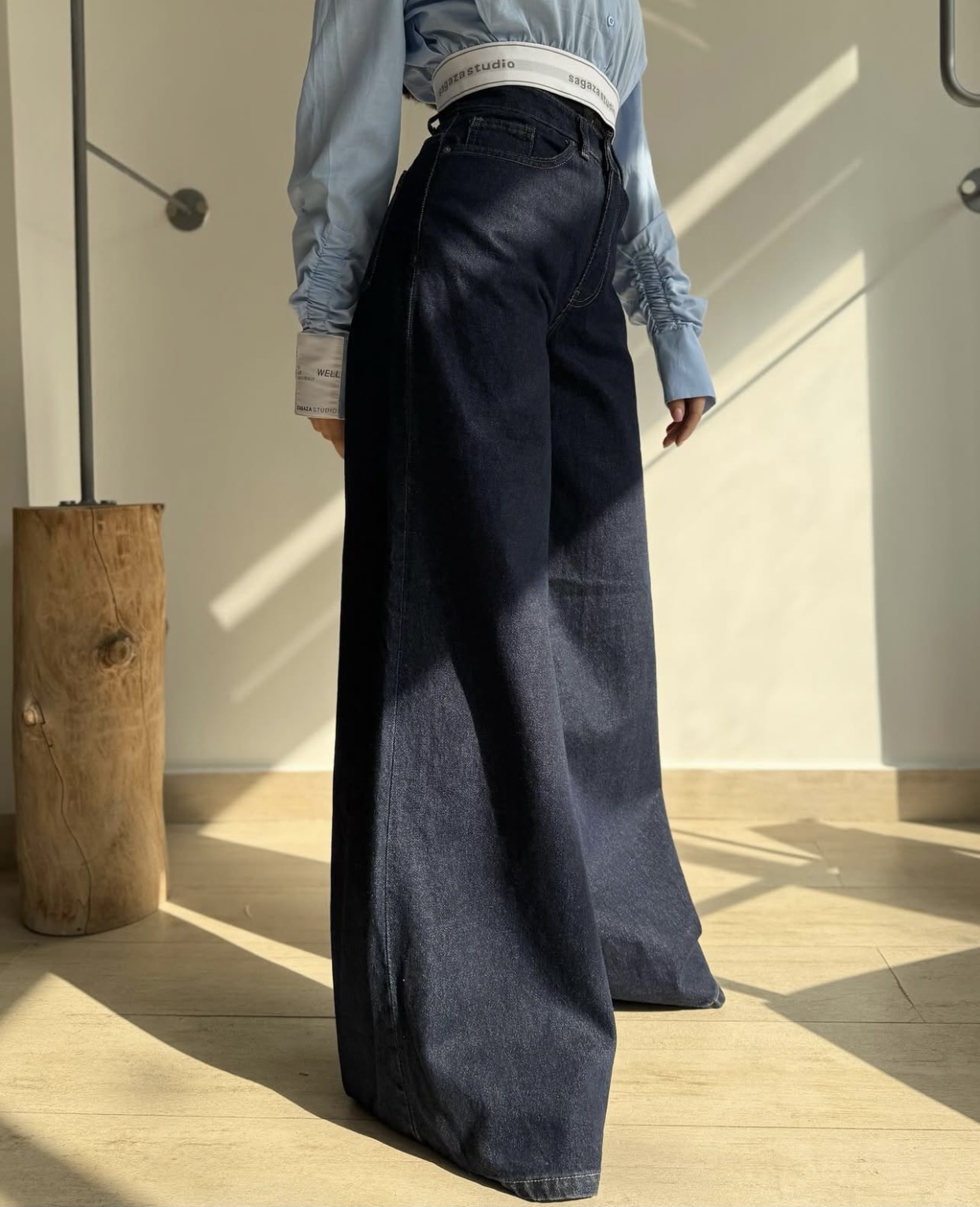 شلوارجین زنانه مدل فول بگ